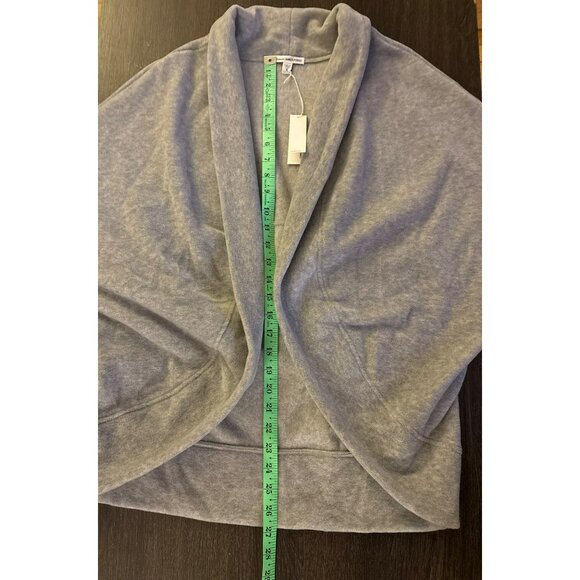 NWT Standard James Perse Heather Gray Open Front Cardigan Size 4 - Picture 7 of 8